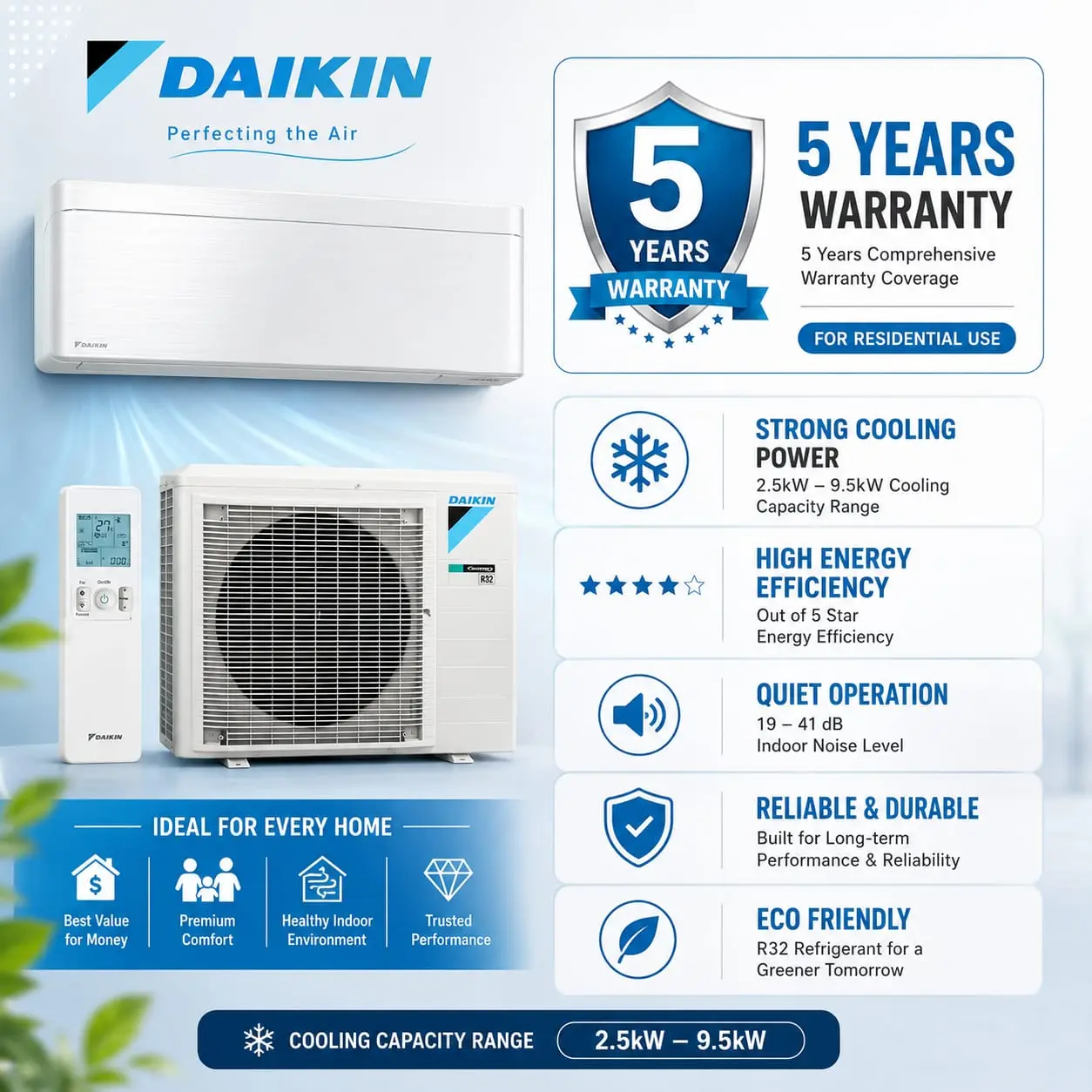 daikin split system air conditioner